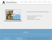 Tablet Screenshot of moviechainer.com